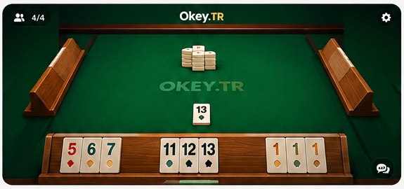 Okey.TR online okey masası